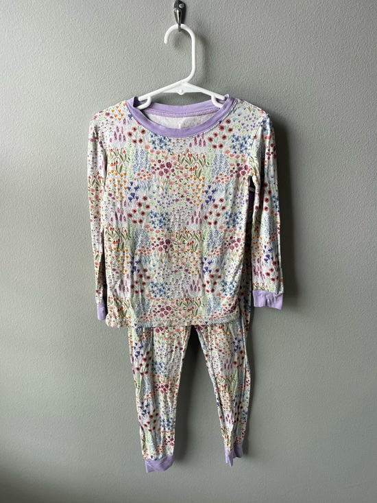 Little Sleepies Other - Little Sleepies Flower Fields Bamboo Purple Multi-Color Two Piece Pajama Set